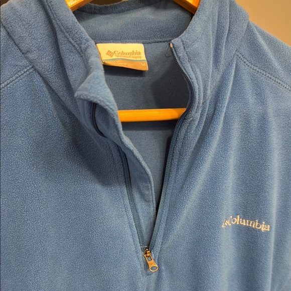 Columbia Blue Men's 1/4 Zip Pullover - Picture 5 of 5